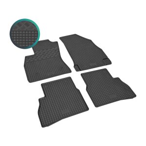 Gummimatten für FIAT Doblo ab 2010 |5 Sitze - schwarz, 1,5 cm Rand