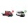 Gummimatten für FIAT Ducato ab 2006 - 2Reihe - schwarz, 1,5 cm Rand