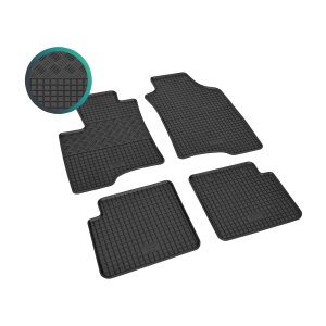 Gummimatten für FIAT Panda Hybrid ab 2020 - schwarz, 1,5 cm Rand