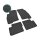 Gummimatten für FIAT Punto Grande ab 2006 bis 2012 - schwarz, 1,5 cm Rand
