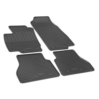 Gummimatten für FORD B-Max ab 2012 bis 2017 - schwarz, 1,5 cm Rand