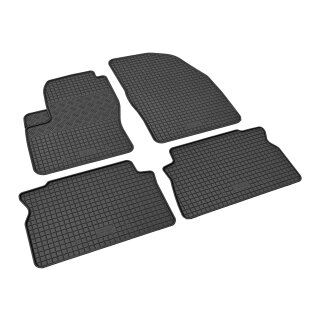 Gummimatten für FORD C-Max ab 2004 bis 2010 - schwarz, 1,5 cm Rand