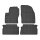Gummimatten für FORD C-Max ab 2004 bis 2010 - schwarz, 1,5 cm Rand