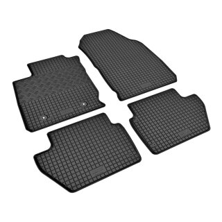 Gummimatten für FORD Ecosport ab 2018 bis 2022 - schwarz, 1,5 cm Rand