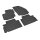 Gummimatten für FORD Galaxy ab 2007 bis 2014 - 5Sitze - schwarz, 1,5 cm Rand