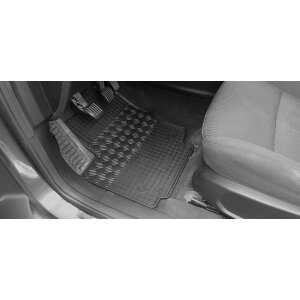 Gummimatten für FORD Mondeo ab 2007 bis 2013 - schwarz, 1,5 cm Rand