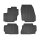 Gummimatten für FORD Mondeo ab 2007 bis 2013 - schwarz, 1,5 cm Rand