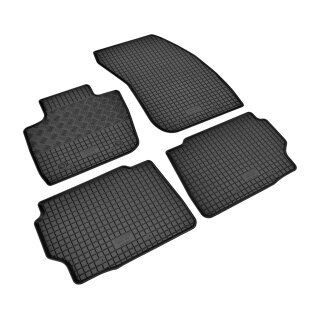 Gummimatten für FORD Mondeo ab 2014 bis 2022 - schwarz, 1,5 cm Rand