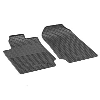 Gummimatten für FORD Ranger ab 2012 - Single Cab 2Sitze - schwarz, 1,5 cm Rand