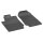 Gummimatten für FORD Ranger ab 2012 - Single Cab 2Sitze - schwarz, 1,5 cm Rand