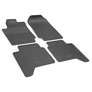 Gummimatten für FORD Ranger ab 2016 - schwarz, 1,5 cm Rand