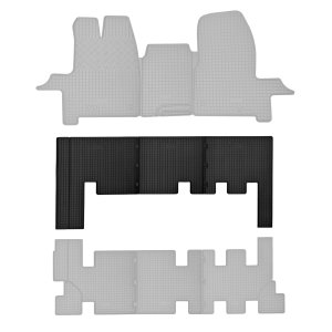 Passgenaue Gummifußmatten von RIGUM passend für FORD Tourneo Custom ab 2012 | 2Reihe