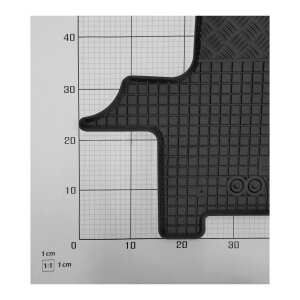 Gummimatten für FORD Transit Custom ab 2012 bis 2024...