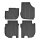 Gummimatten für HONDA Jazz Crosstar ab 2020 - schwarz, 1,5 cm Rand