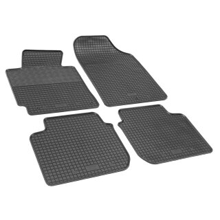 Gummimatten für HYUNDAI Elantra ab 2011 bis 2018 - schwarz, 1,5 cm Rand