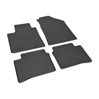 Gummimatten für HYUNDAI i10 ab 2020 - schwarz, 1,5 cm Rand
