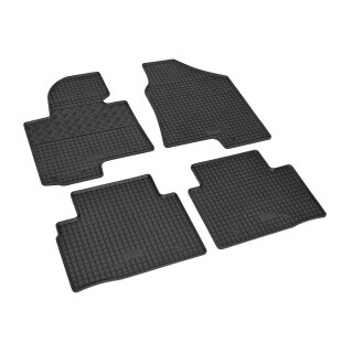 Gummimatten für HYUNDAI iX35 ab 2010 - schwarz, 1,5 cm Rand