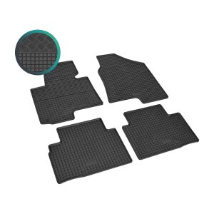 Gummimatten für HYUNDAI iX35 ab 2010 - schwarz, 1,5 cm Rand
