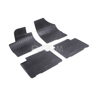 Gummimatten für HYUNDAI iX55 ab 2009 bis 2011 - schwarz, 1,5 cm Rand