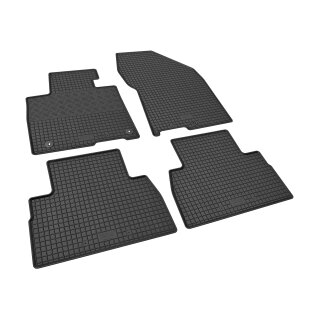Gummimatten für HYUNDAI Santa Fe ab 2019 - schwarz, 1,5 cm Rand