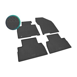 Gummimatten für HYUNDAI Santa Fe ab 2019 - schwarz, 1,5 cm Rand