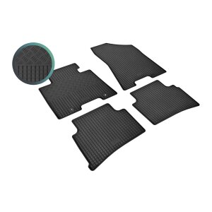 Gummimatten für HYUNDAI Tucson ab 2015 bis 2020 - schwarz, 1,5 cm Rand