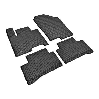 Gummimatten für HYUNDAI Tucson ab 2021 - schwarz, 1,5 cm Rand