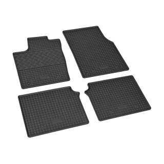 Gummimatten für JEEP Grand Cherokee ab 2011 bis 2021 - schwarz, 1,5 cm Rand