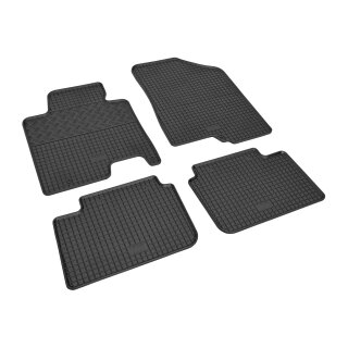 Gummimatten für KIA Ceed ab 2012 bis 2018 - schwarz, 1,5 cm Rand
