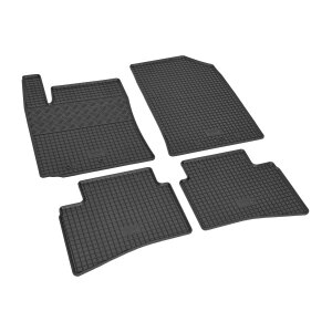 Gummimatten für KIA Rio ab 2021 - schwarz, 1,5 cm Rand