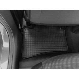 Gummimatten für KIA Rio ab 2021 - schwarz, 1,5 cm Rand