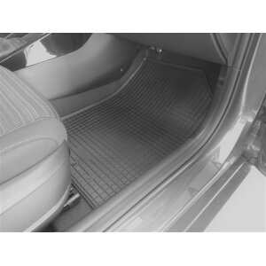 Gummimatten für KIA Rio ab 2021 - schwarz, 1,5 cm Rand
