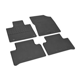 Gummimatten für KIA Sorento ab 2020 - schwarz, 1,5 cm Rand