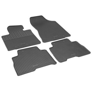 Gummimatten für KIA Sorento ab 2013 bis 2020 - 5Sitze - schwarz, 1,5 cm Rand