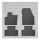 Gummimatten für LAND ROVER Range Rover Evoque ab 2011 - schwarz, 1,5 cm Rand