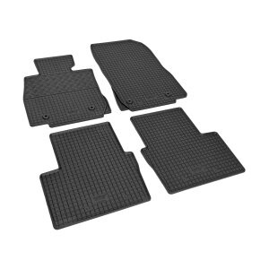 Gummimatten für MAZDA 2 ab 2015 - schwarz, 1,5 cm Rand