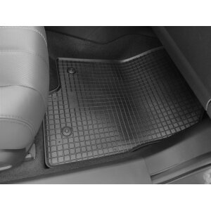 Gummimatten für MAZDA 3 III ab 2013 bis 2018 - schwarz, 1,5 cm Rand