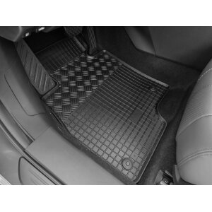 Gummimatten für MAZDA 3 III ab 2013 bis 2018 - schwarz, 1,5 cm Rand