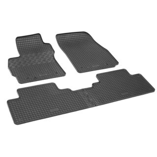 Gummimatten für MAZDA 5 2011 bis 2016 - 5Sitze - schwarz, 1,5 cm Rand