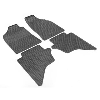Gummimatten für MAZDA BT-50 ab 2007 - schwarz, 1,5 cm Rand