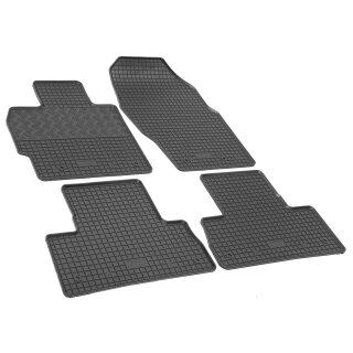 Gummimatten für MAZDA CX-7 Diesel ab 2009 bis 2012 - schwarz, 1,5 cm Rand