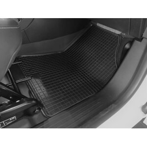 Gummimatten für MERCEDES Citan ab 2022 - 2Sitze - schwarz, 1,5 cm Rand