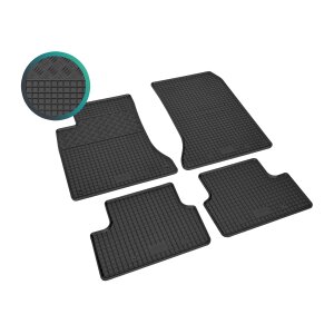 Gummimatten für MERCEDES CLA ab 2013 - schwarz, 1,5 cm Rand
