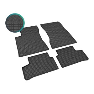 Gummimatten für MERCEDES CLA ab 2020 - schwarz, 1,5 cm Rand