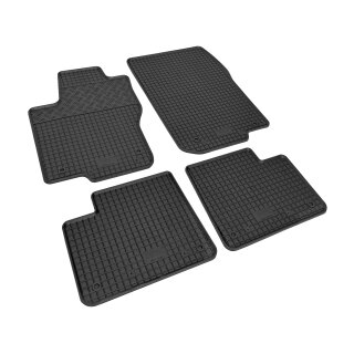 Gummimatten für MERCEDES GL X166 ab 2012 bis 2015 - schwarz, 1,5 cm Rand