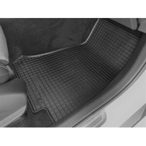 Gummimatten für MERCEDES GLC ab 2015 - schwarz, 1,5 cm Rand