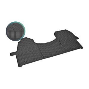 Gummimatten für MERCEDES Sprinter ab 2018 - 2/3 Sitze - schwarz, 1,5 cm Rand