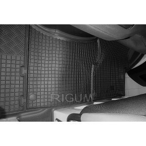 Gummimatten für MERCEDES Sprinter ab 2018 - 2/3 Sitze - schwarz, 1,5 cm Rand