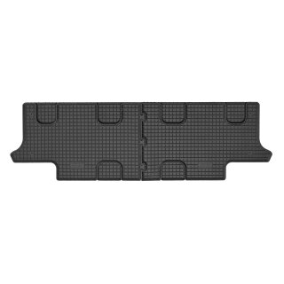 Gummimatten für MERCEDES V-Klasse ab 2014 - 3Reihe - schwarz, 1,5 cm Rand