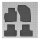 Gummimatten für MITSUBISHI ASX ab 2010 bis 2023 - schwarz, 1,5 cm Rand